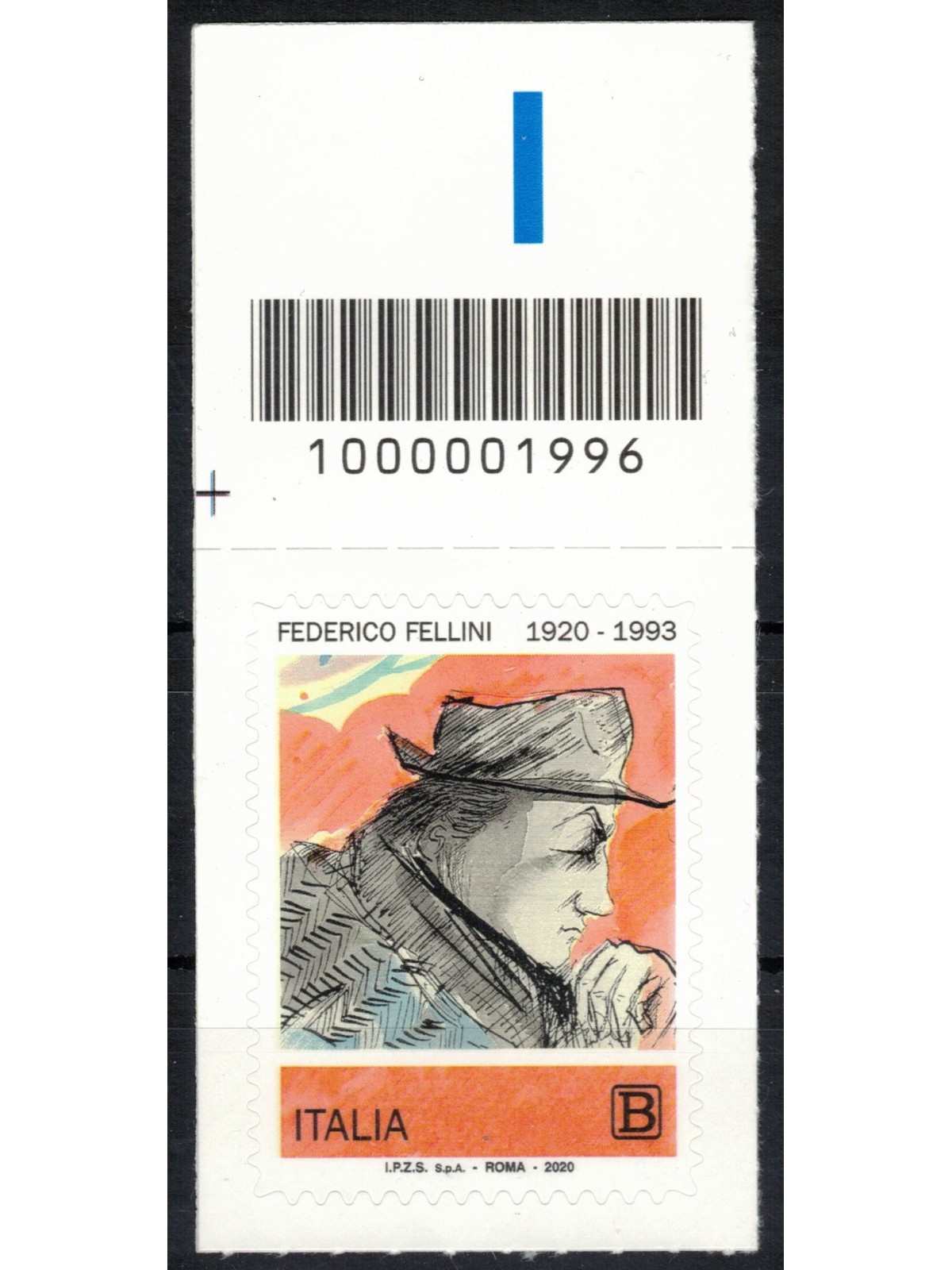 ITALY 2020 Federico Fellini CB 1996 ass