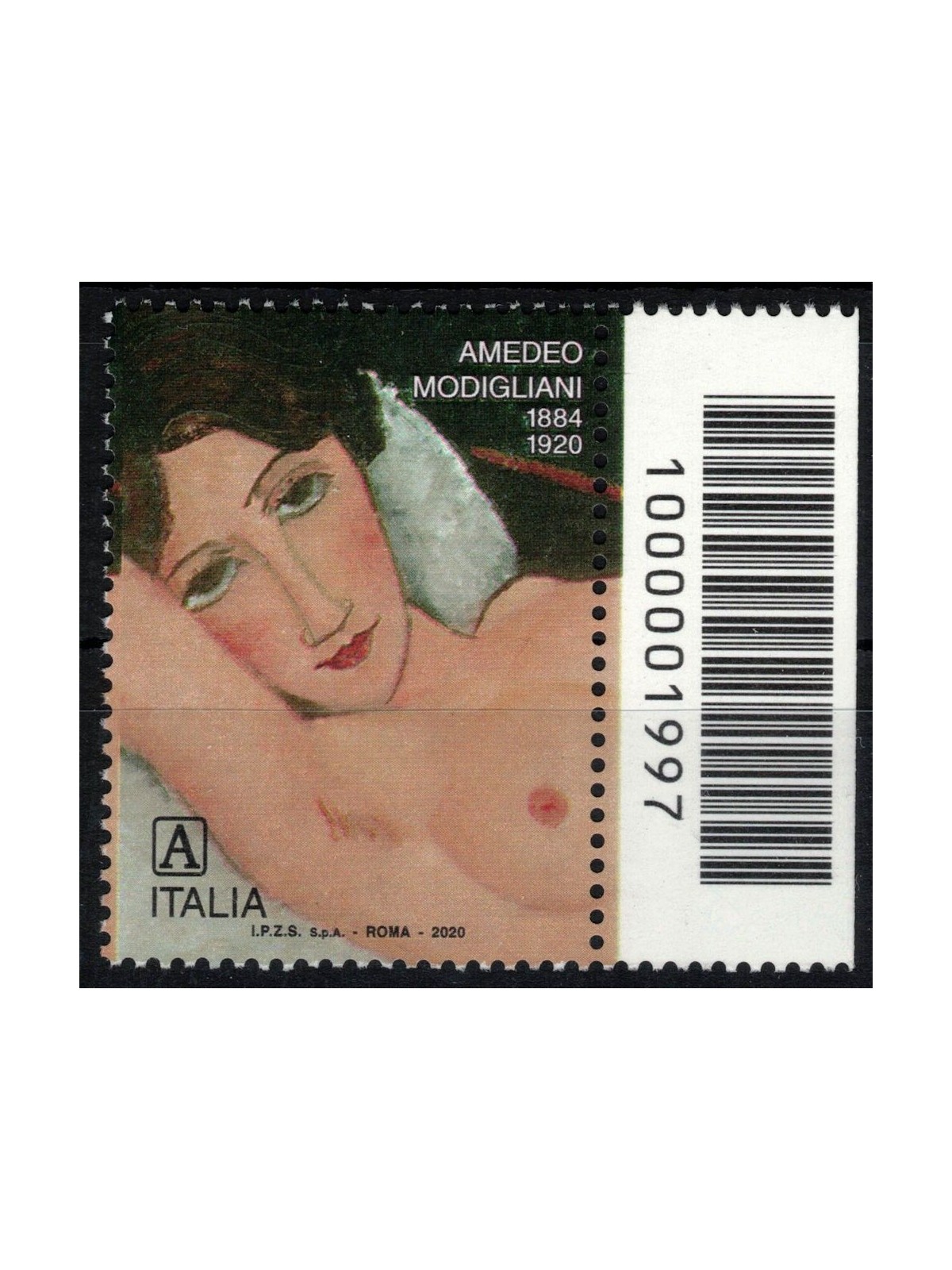 ITALY 2020 Amedeo Modigliani CB 1997 dx