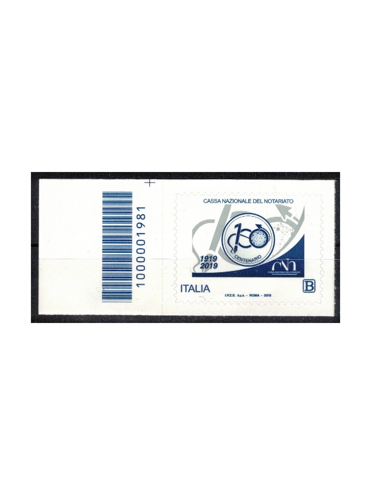 ITALIA 2019 Cassa Nazionale del Notariato CB 1981 ass