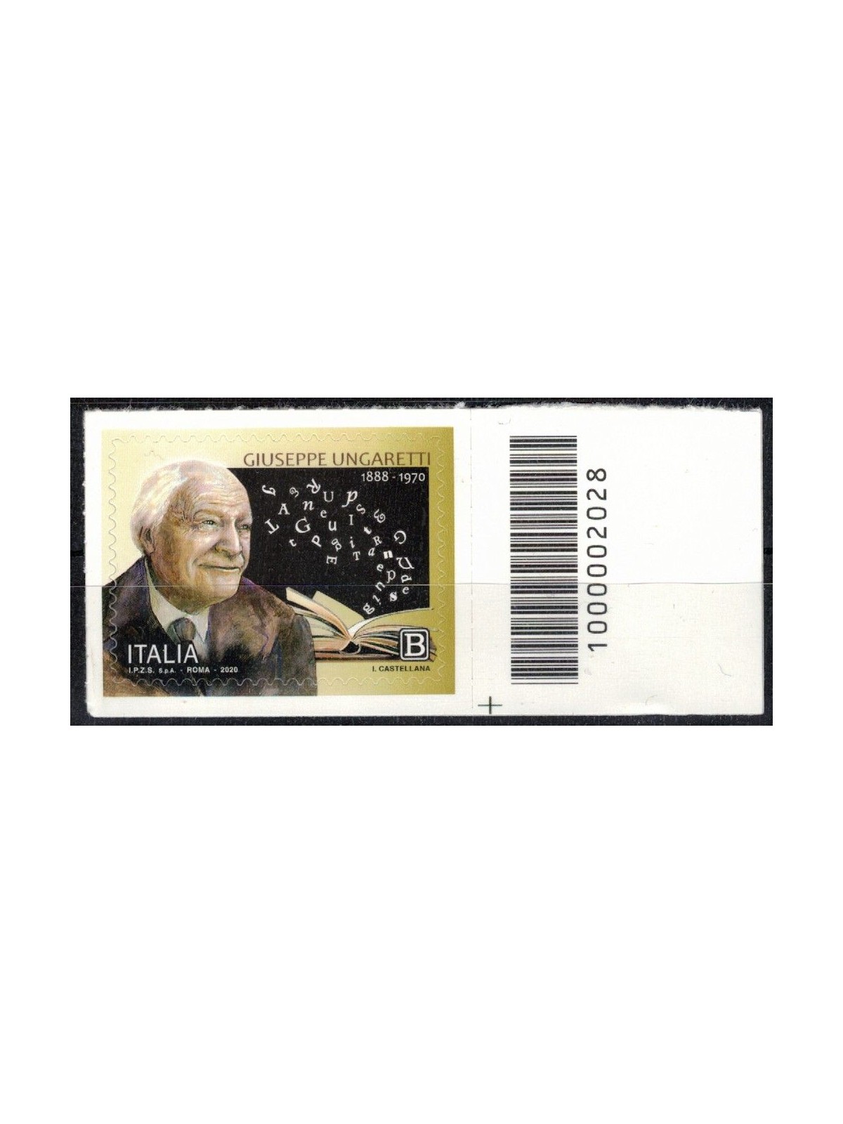 ITALY 2020 Giuseppe Ungaretti CB 2028 aid