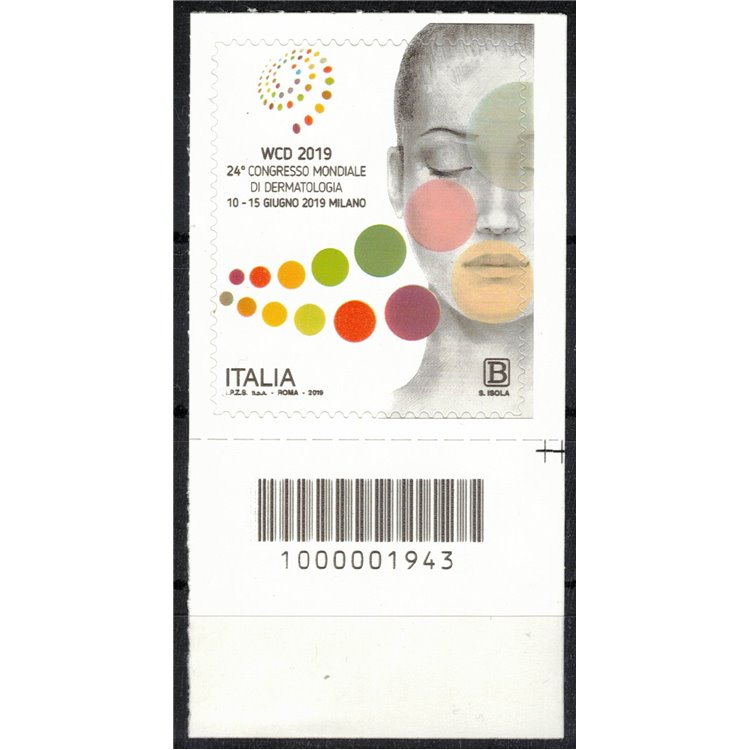 ITALY 2019 World Congress of Dermatology CB 1943 aid