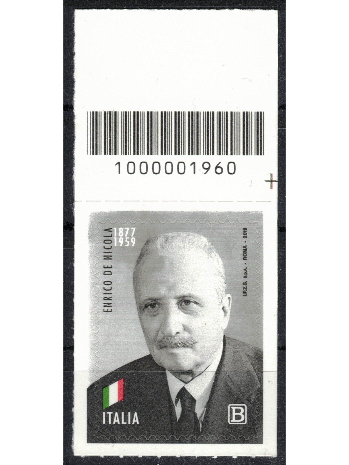 ITALIA 2019 Enrico De Nicola CB 1960 asd
