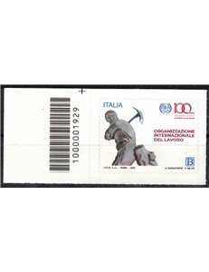 ITALY 2019 International Labour Organization CB 1929 ass