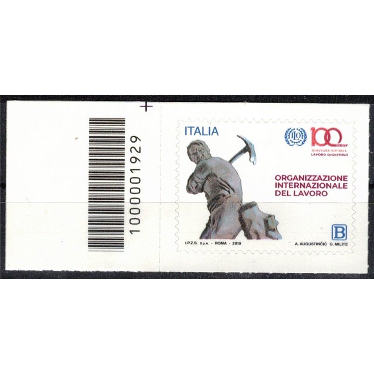ITALY 2019 International Labour Organization CB 1929 ass