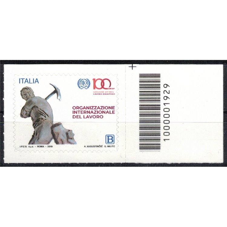 ITALY 2019 International Labour Organization CB 1929 asd