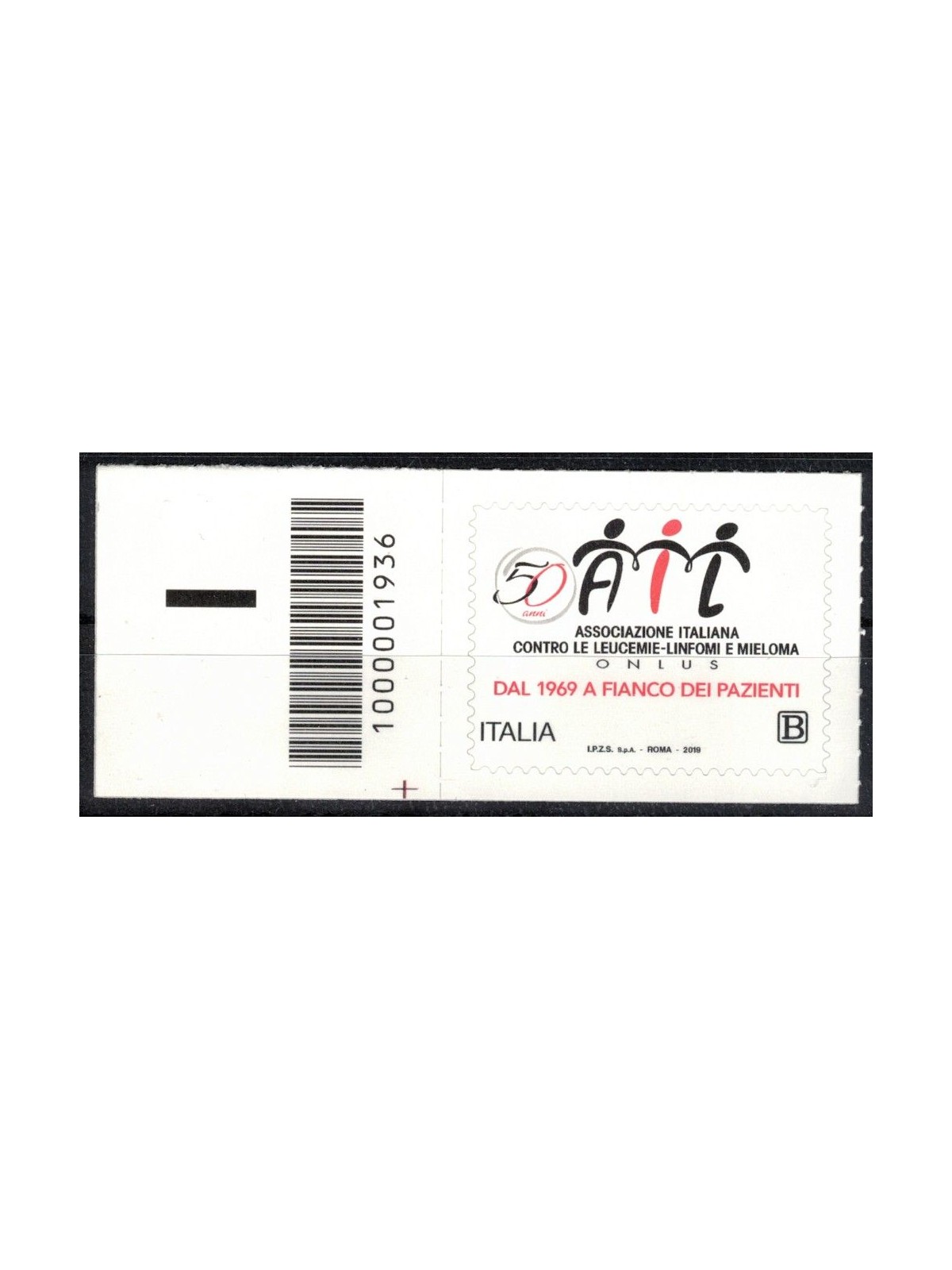 ITALY 2019 Fiftieth Anniversary AIL CB 1936 ais