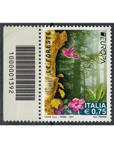 ITALIA 2011 Europa € 0,75 CB 1392 sx