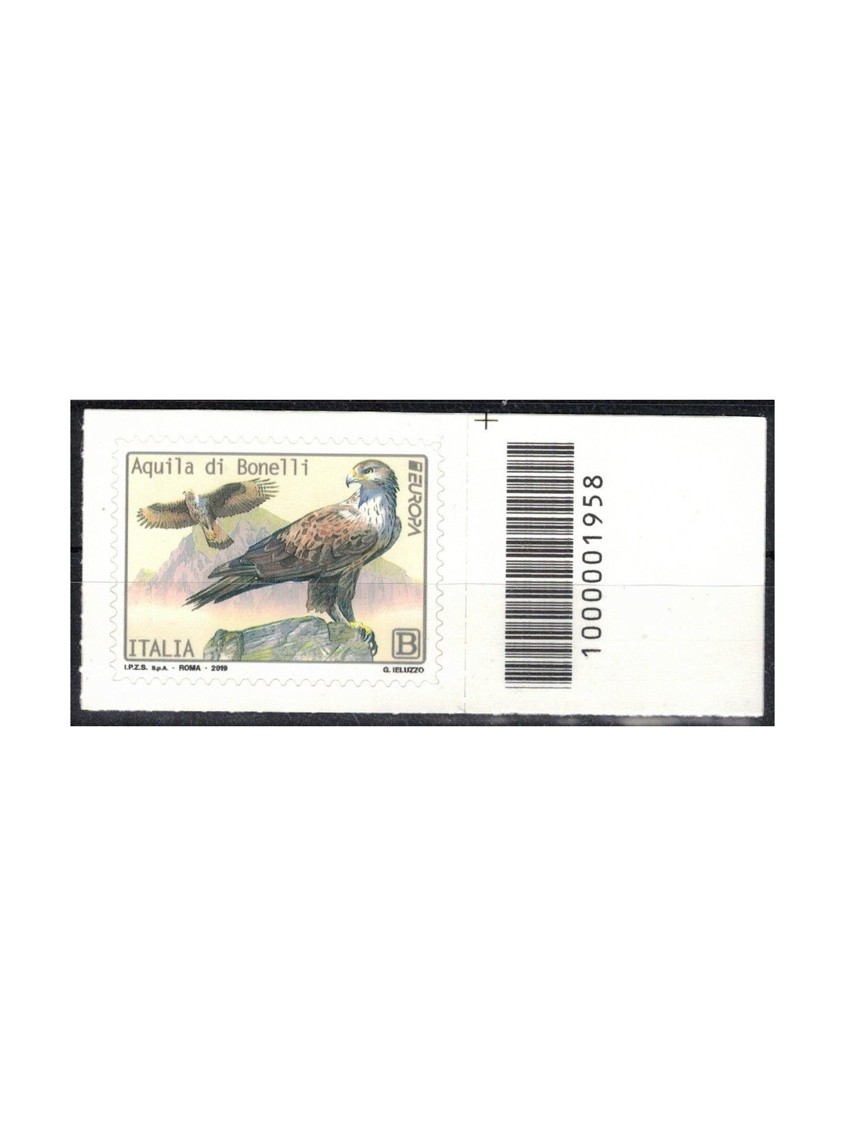 ITALIA 2019 Europa (Aquila di Bonelli) CB 1958 asd