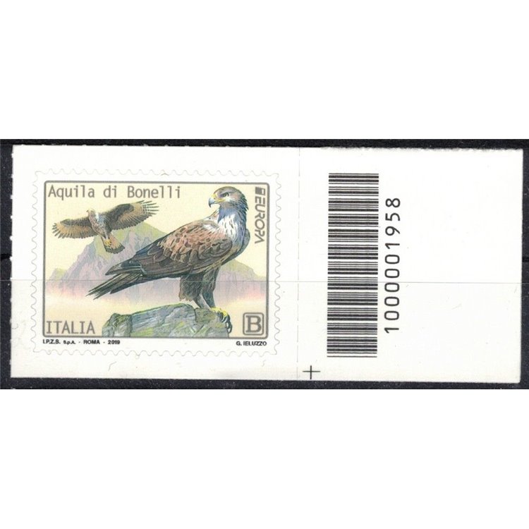 ITALY 2019 Europe (Bonelli's Eagle) CB 1958 aid