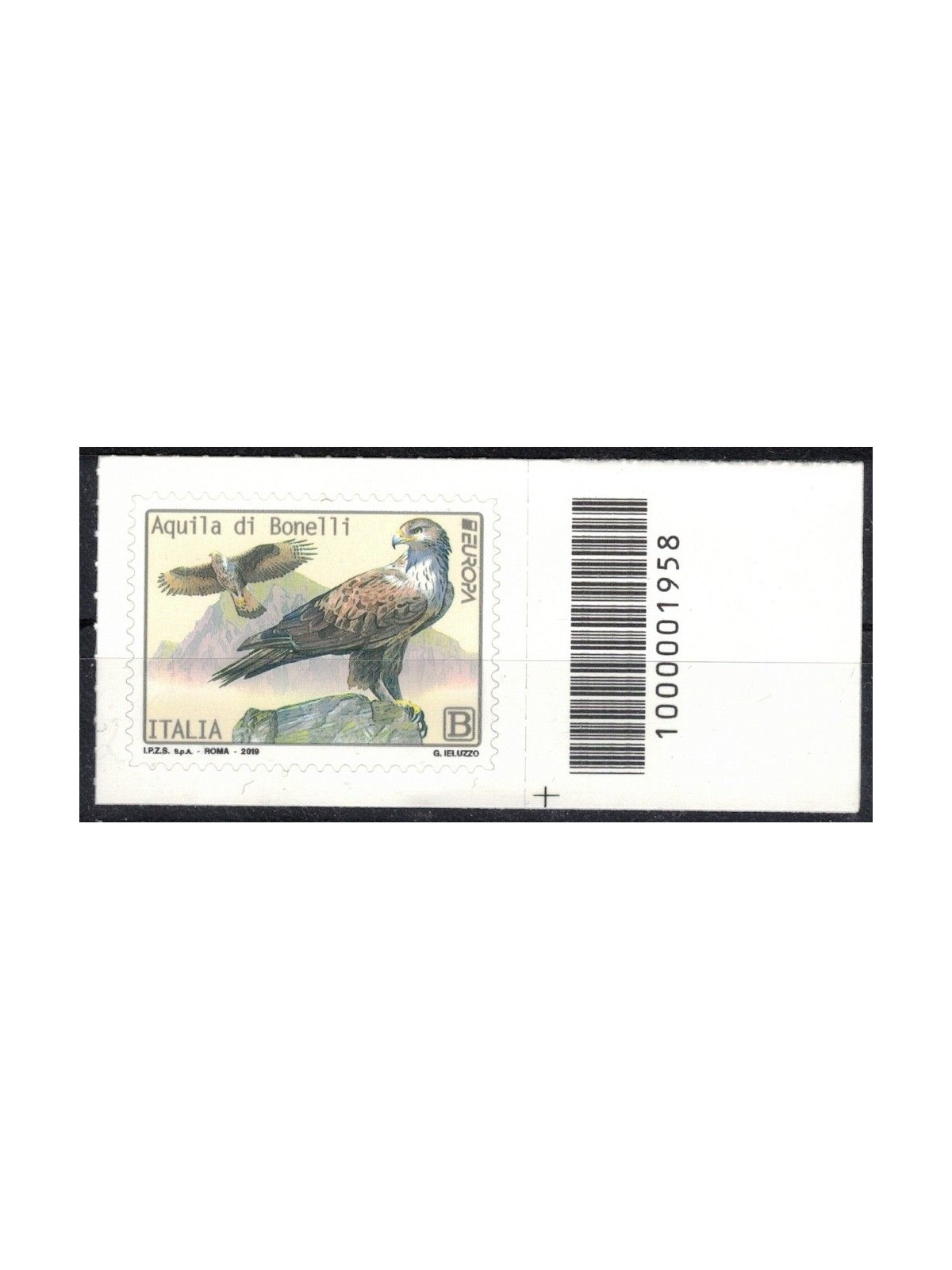 ITALIA 2019 Europa (Aquila di Bonelli) CB 1958 aid