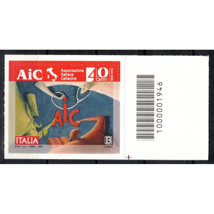 ITALY 2019 Italian Celiac Association CB 1946 aid