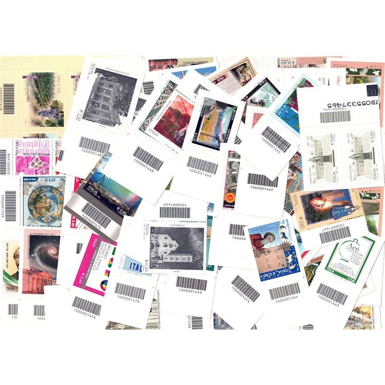 ITALIA 2012 Annata completa con codice a barre 49v MNH**