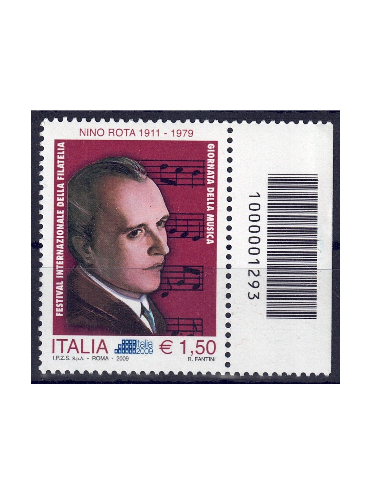 ITALY 2009 Music Day (Rota) CB 1293