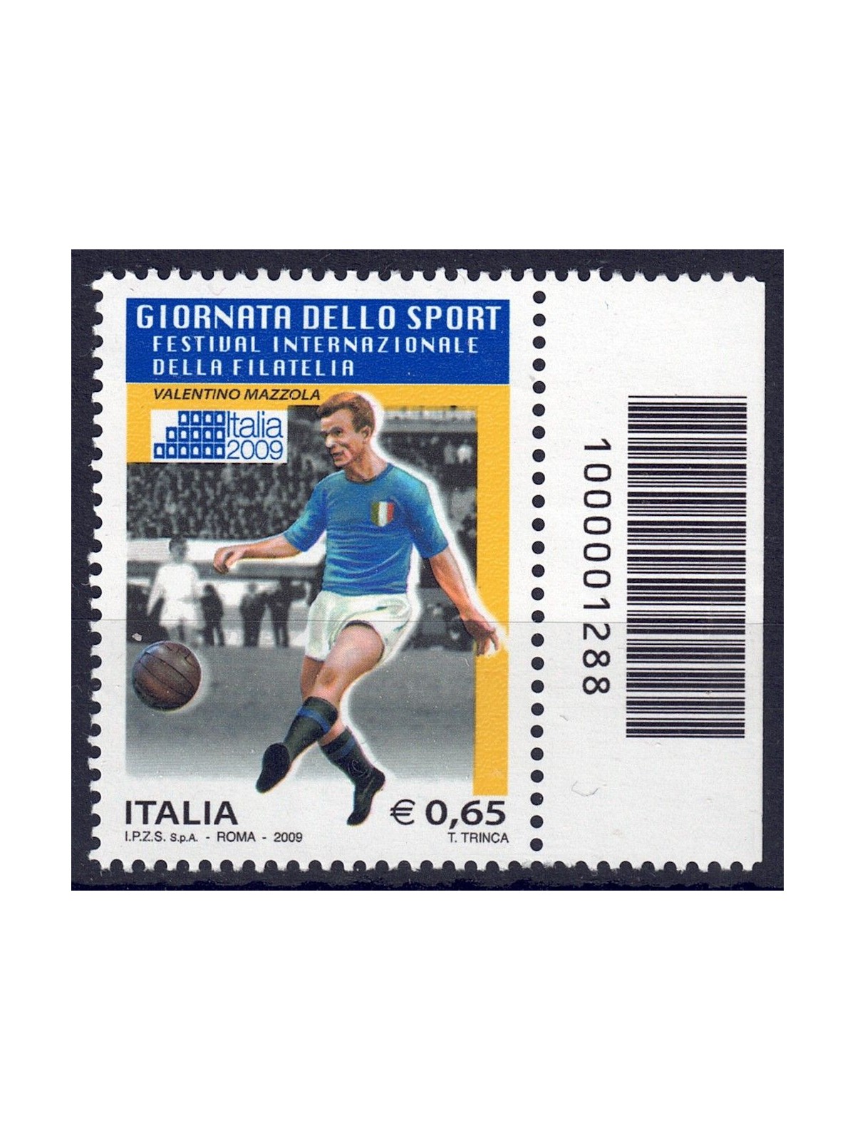 ITALIA 2009 Giornata dello sport (Mazzola) CB 1288