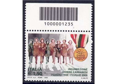 ITALIA 2009 Insurrezione donne carraresi CB 1235