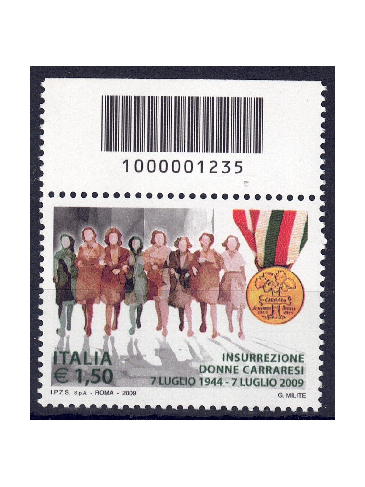 ITALIA 2009 Insurrezione donne carraresi CB 1235