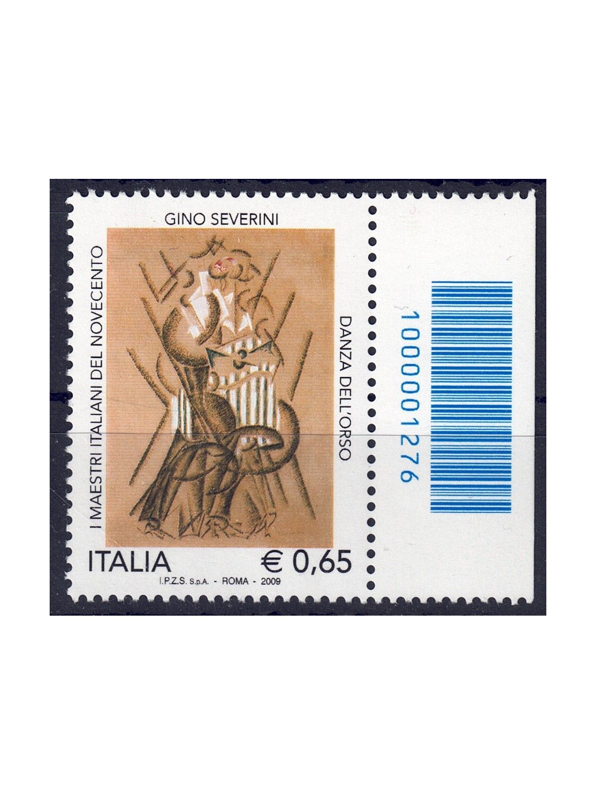 ITALY 2009 Masters of the Twentieth Century (Severini) CB 1276