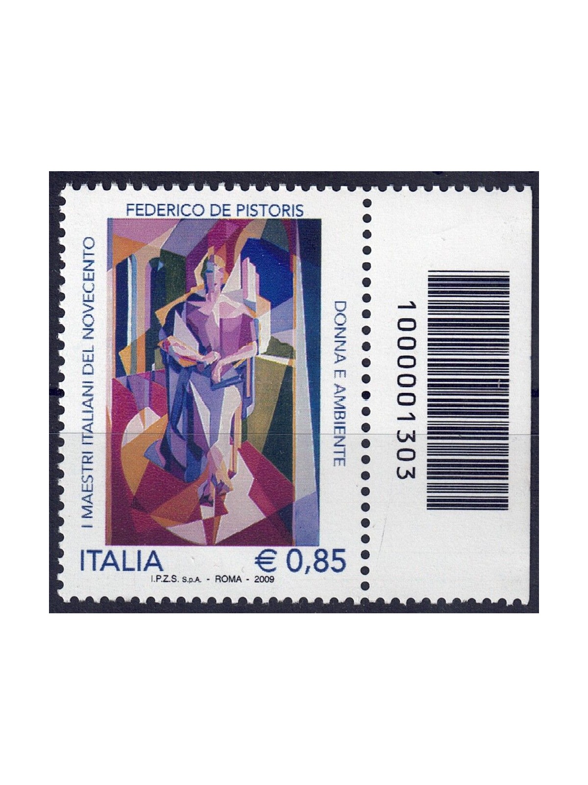 ITALY 2009 Masters of the Twentieth Century (De Pistoris) CB 1303