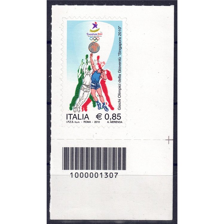 ITALIA 2010 Olimpiadi (€ 0,85) CB 1307