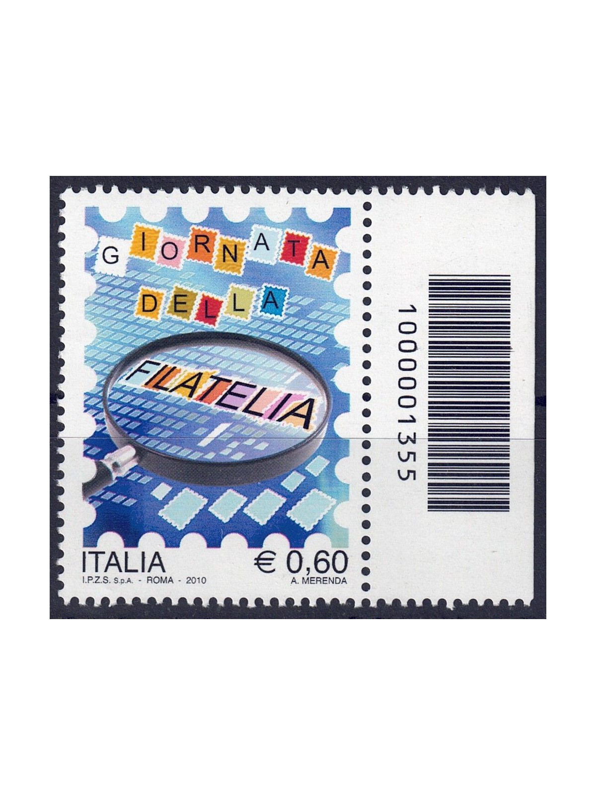 ITALY 2010 Philately Day CB 1355