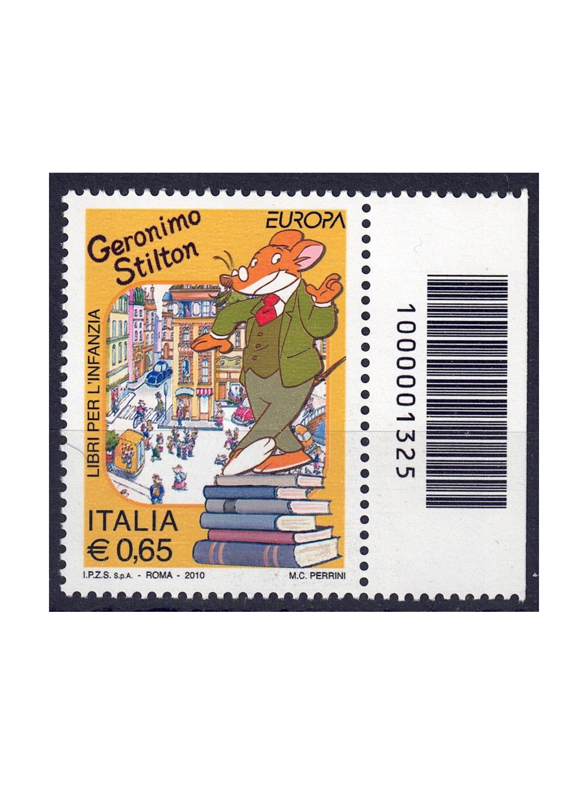 ITALIA 2010 Europa (€ 0,65) CB 1325