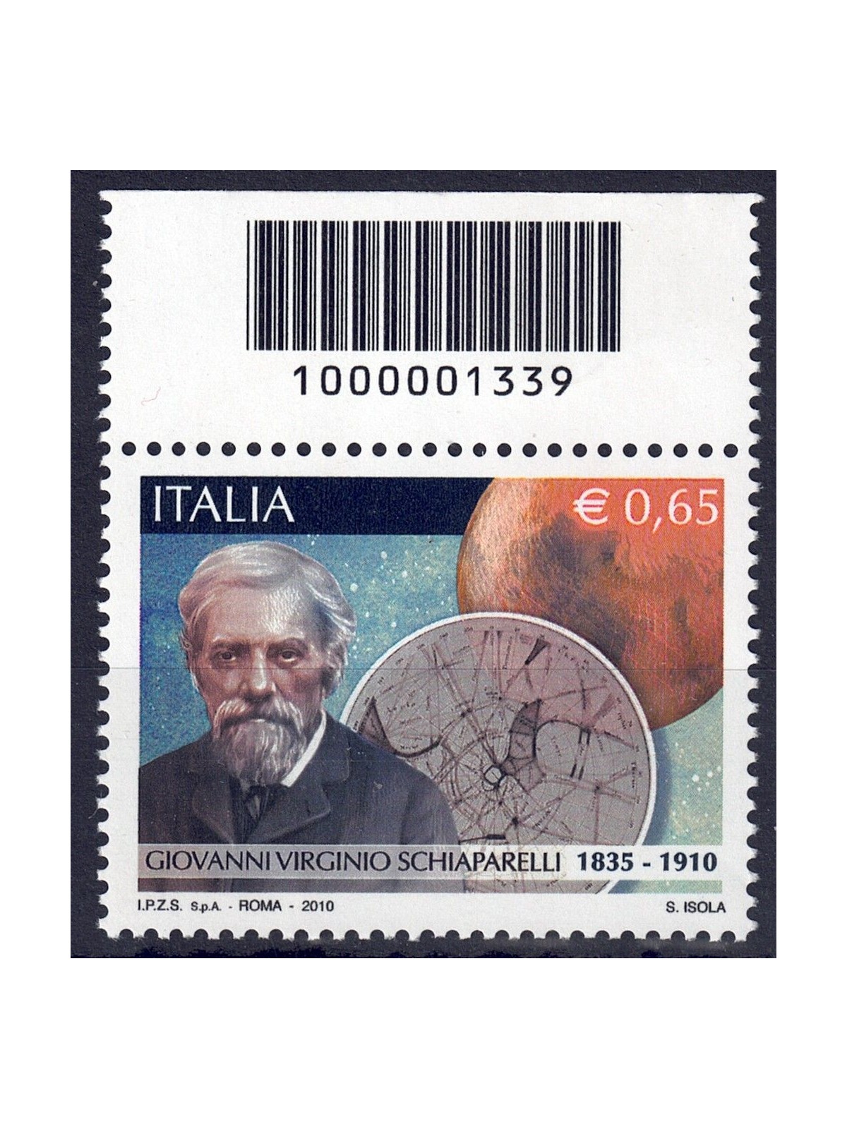 ITALIA 2010 Giovanni Virginio Schiaparelli CB 1339