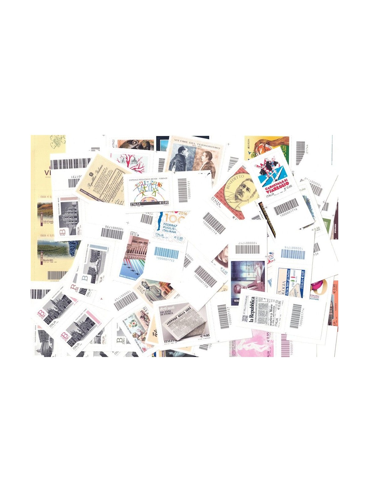 ITALY 2016 Complete Year with barcode 78v MNH**
