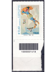 ITALIA 2011 Manifesto Storico Enit CB 1418 ais