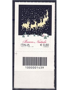ITALY 2011 Secular Christmas CB 1439 ais