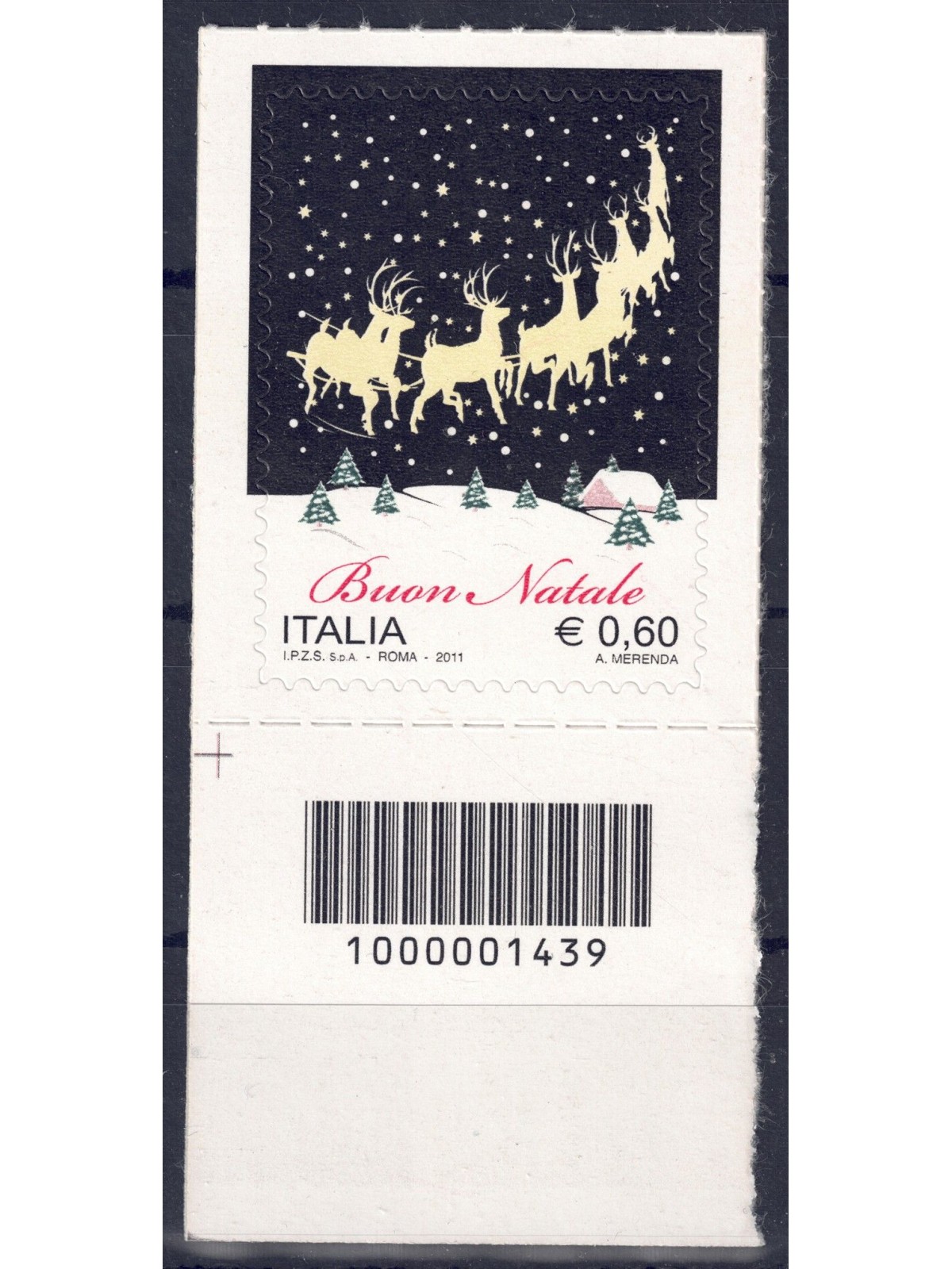 ITALY 2011 Secular Christmas CB 1439 ais