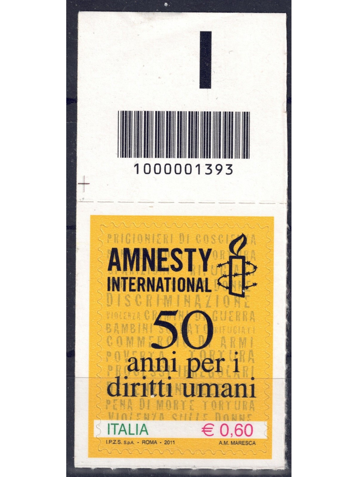 ITALIA 2011 Amnesty International CB 1393 ass