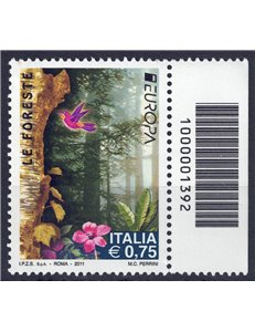 ITALIA 2011 Europa € 0,75 CB 1392 dx