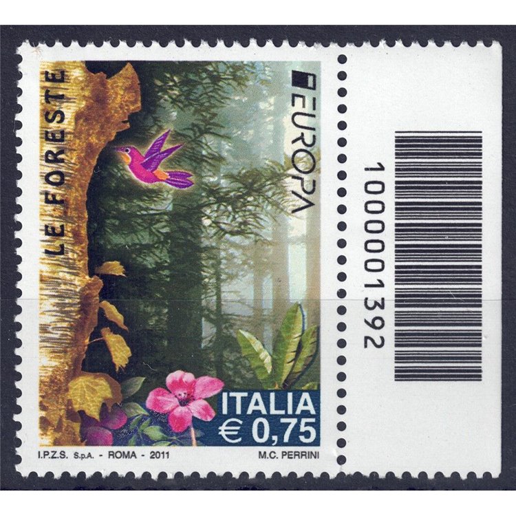 ITALIA 2011 Europa € 0,75 CB 1392 dx