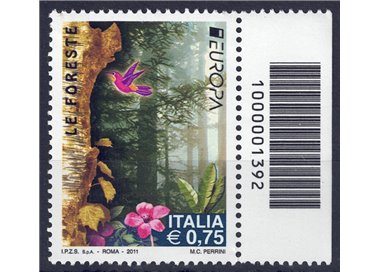 ITALY 2011 Europe €0.75 CB 1392 right