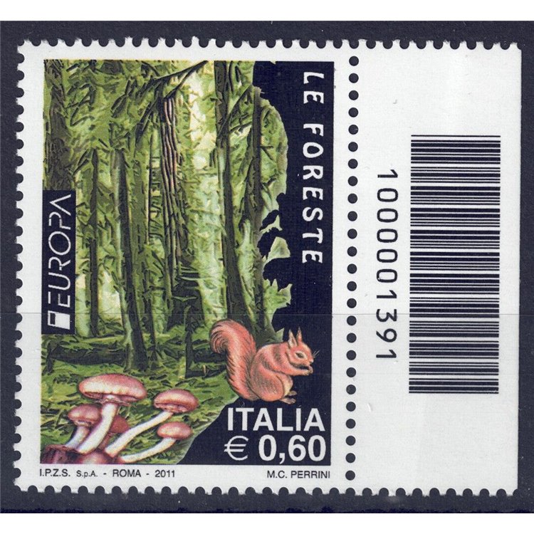 ITALY 2011 Europe €0.60 CB 1391 right