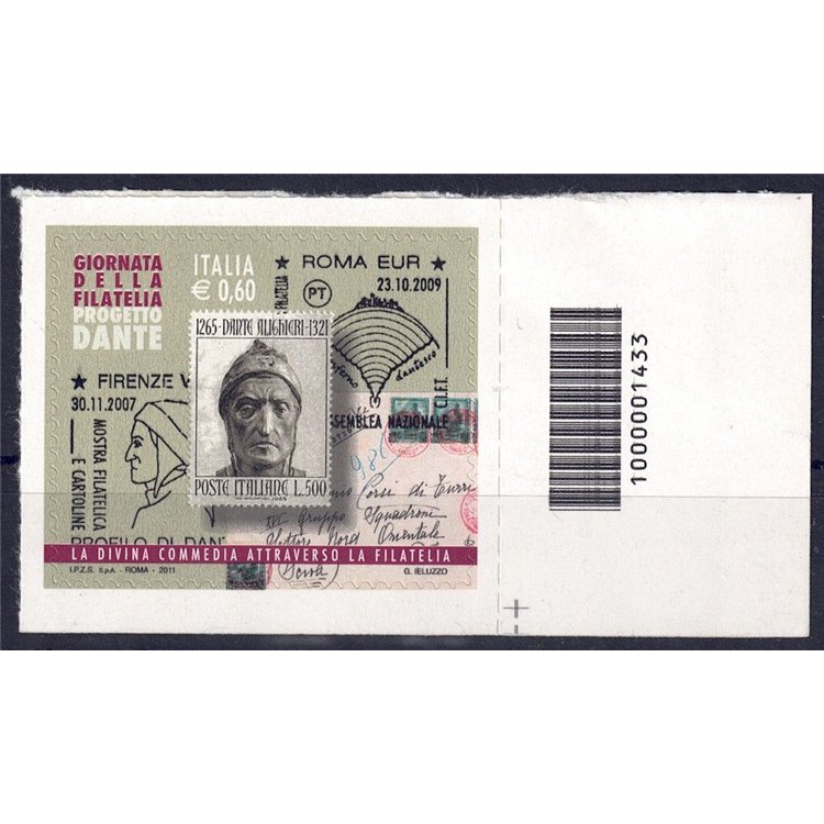 ITALY 2011 Philately Day CB 1433 aid