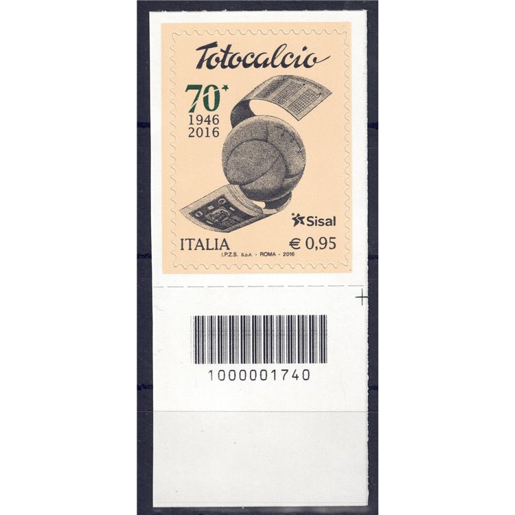 ITALIA 2016 Totocalcio CB 1740 aid