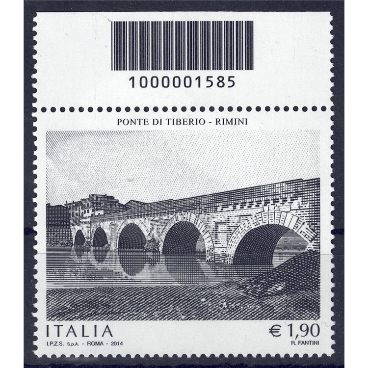 ITALY 2014 Tiberius Bridge CB 1585 high