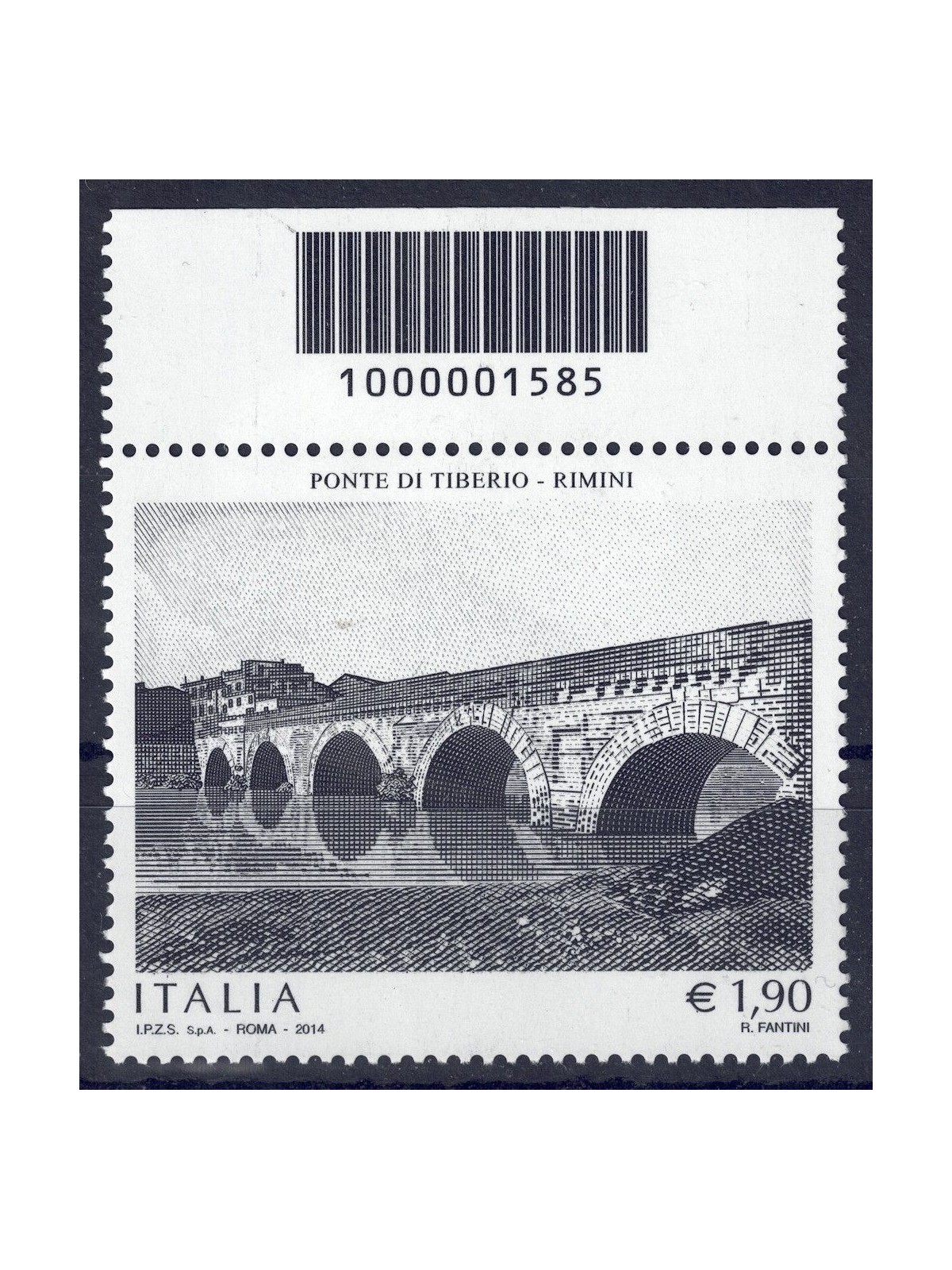 ITALY 2014 Tiberius Bridge CB 1585 high