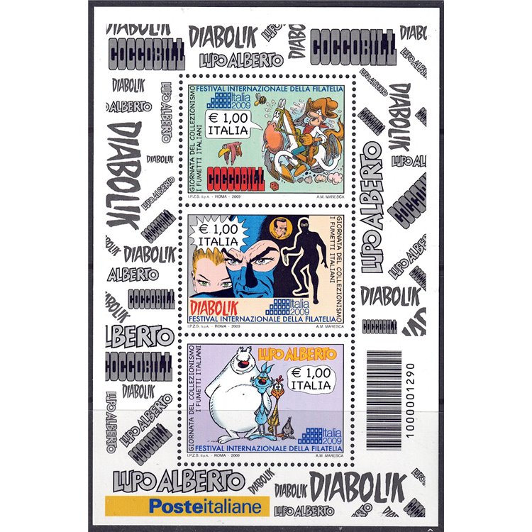 ITALIA 2009 Giornata del collezionismo BF MNH**