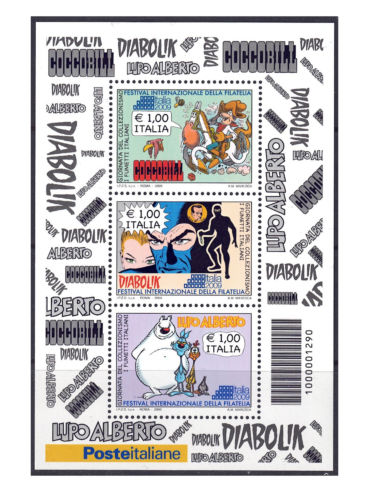 ITALY 2009 Collectors' Day s/s MNH**