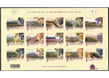 ITALY 2012 DOCG Wine s/s MNH**