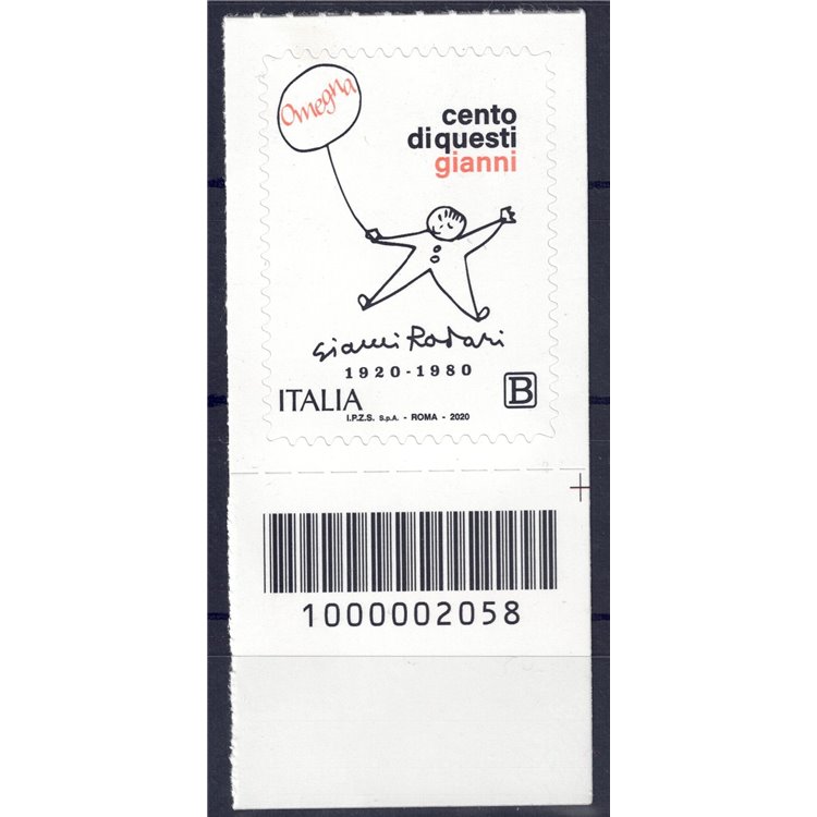 ITALY 2020 Gianni Rodari CB 2058 aid