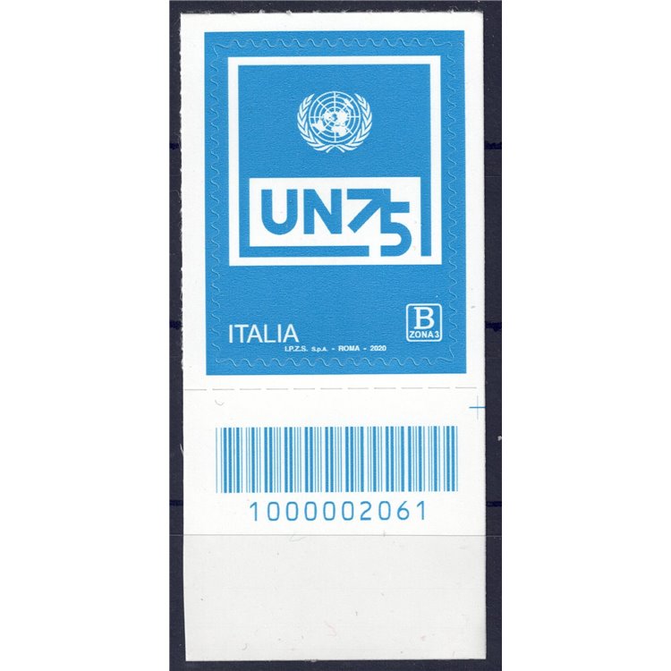 ITALY 2020 UN Anniversary CB 2061 aid