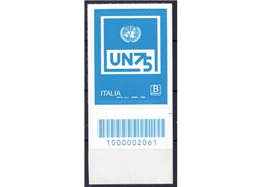 ITALY 2020 UN Anniversary CB 2061 aid