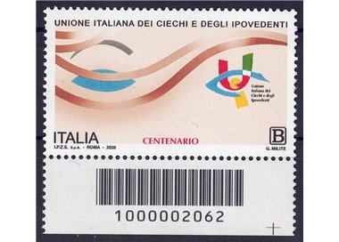 ITALY 2020 Italian Union of the Blind and Visually Impaired CB 2062 aid