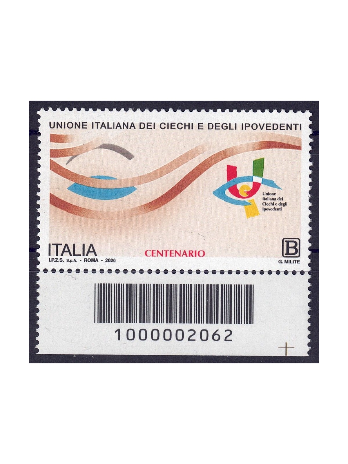 ITALY 2020 Italian Union of the Blind and Visually Impaired CB 2062 aid