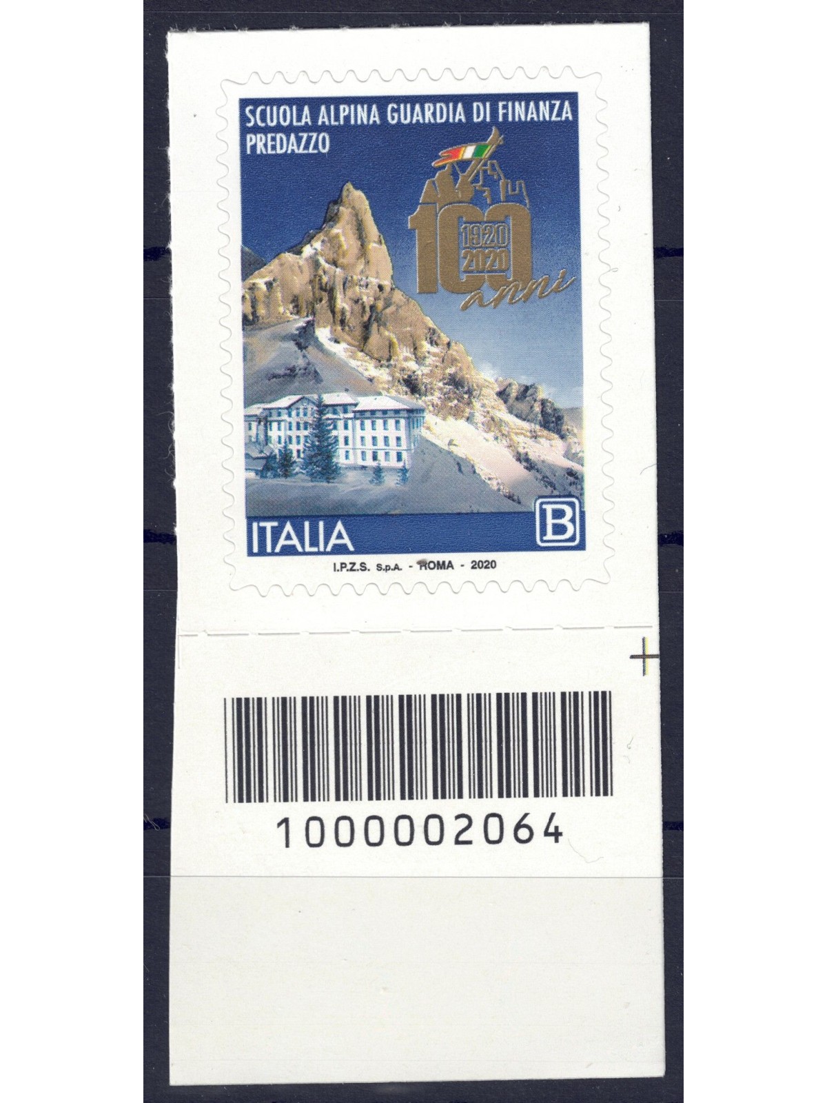 ITALY 2020 Alpine School of the Guardia di Finanza CB 2064 aid