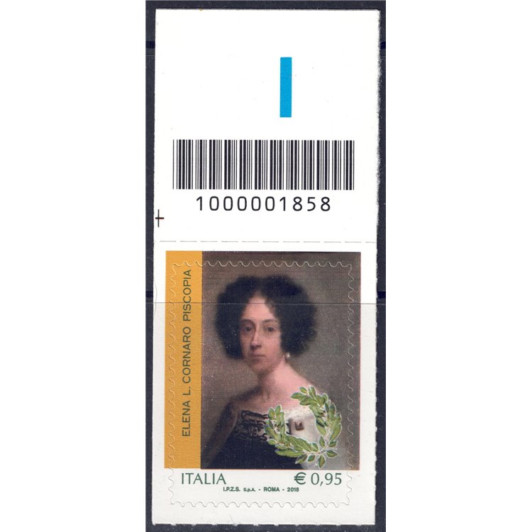 ITALY 2018 Elena Lucrezia Cornaro Piscopia CB 1858 ass