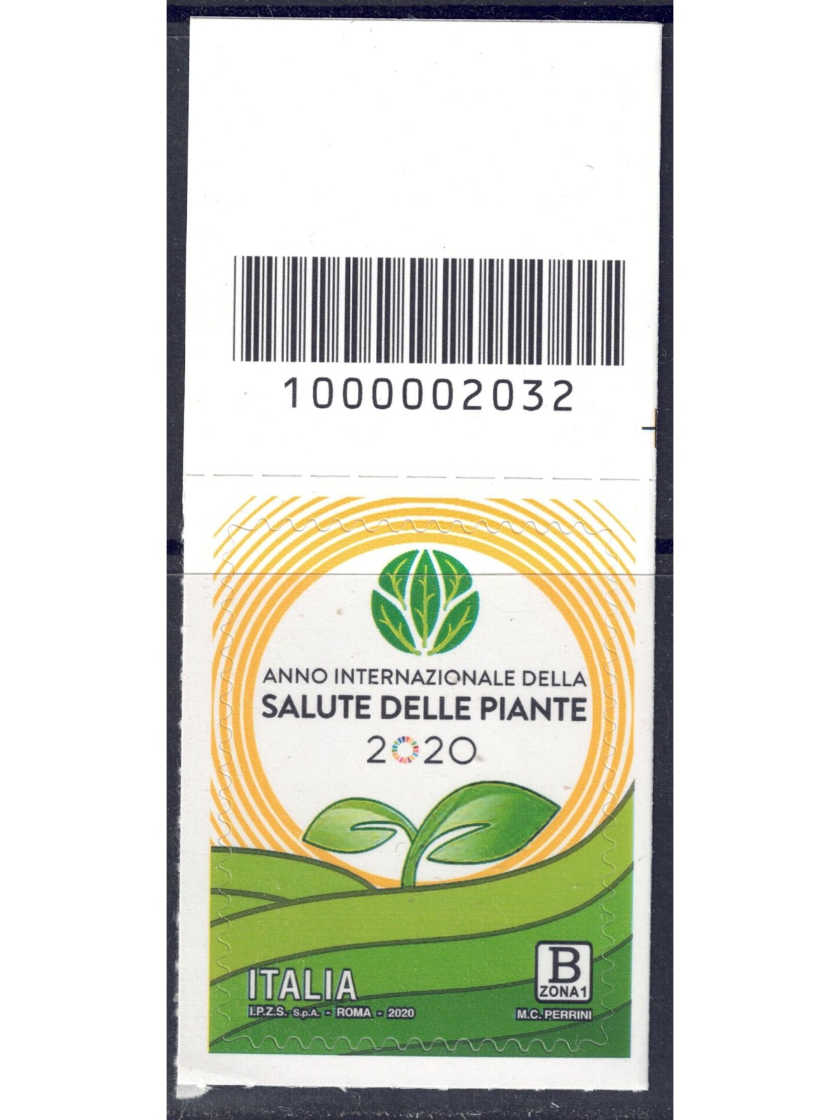 ITALIA 2020 Salute delle piante CB 2032 asd